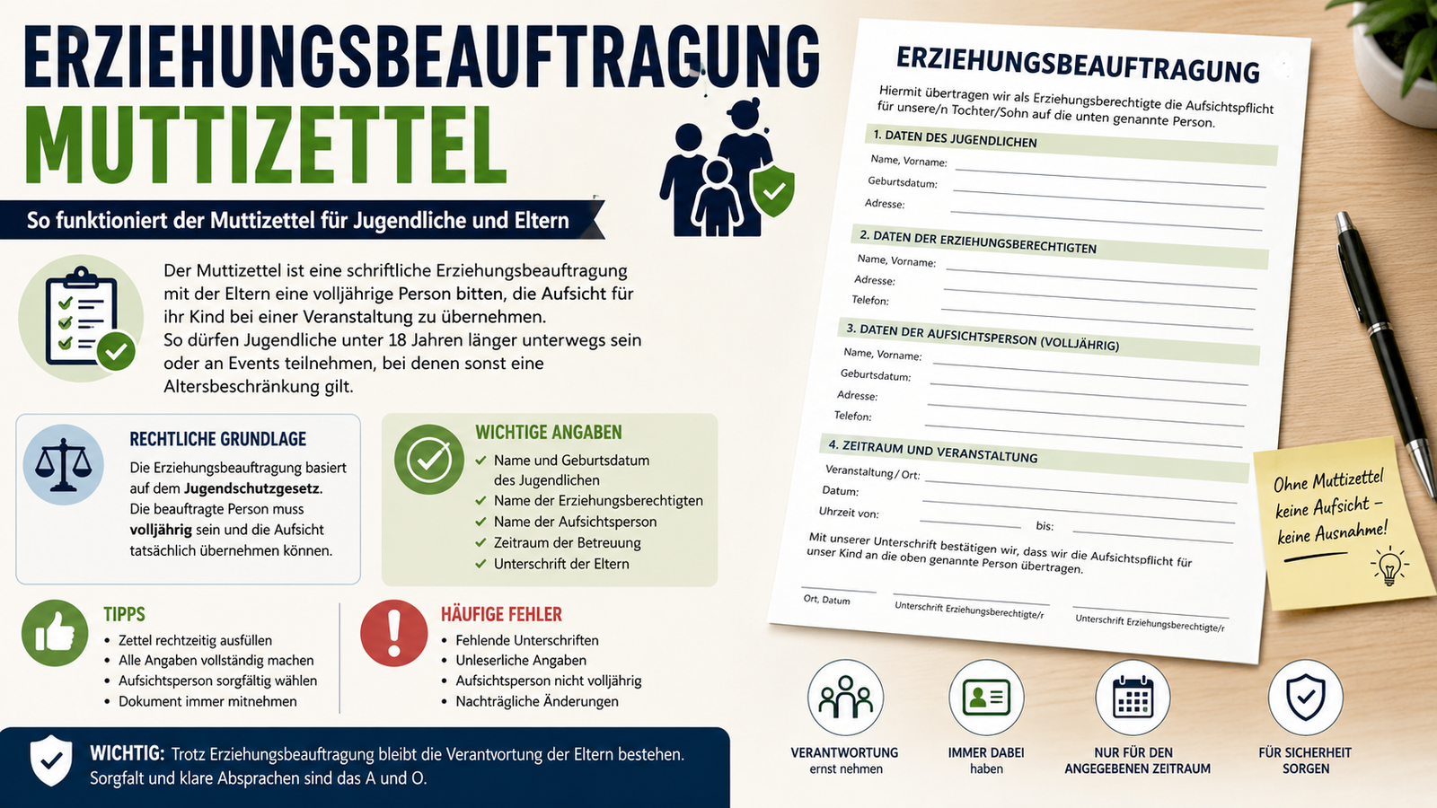 erziehungsbeauftragung muttizettel
