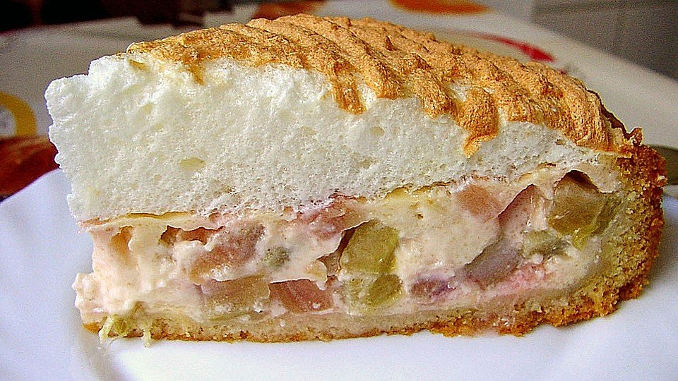 rhabarberkuchen mit pudding