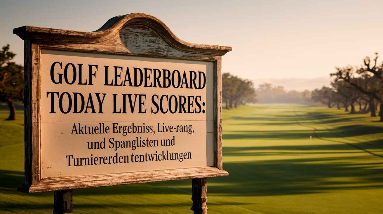golf leaderboard today live scores